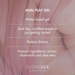 Bijoux Indiscrets Slow Sex Anal Play Gel